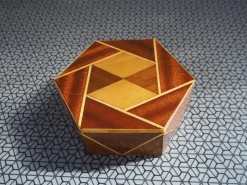 Geometrischer Mid-Century Blumentopf, Box 1960er