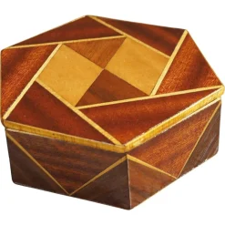 Geometrischer Mid-Century Blumentopf, Box 1960er