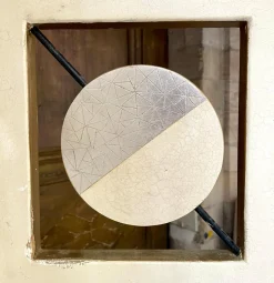 Geometrischer Vintage Raumteiler, 1970er
