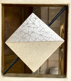 Geometrischer Vintage Raumteiler, 1970er