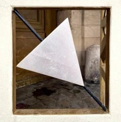 Geometrischer Vintage Raumteiler, 1970er