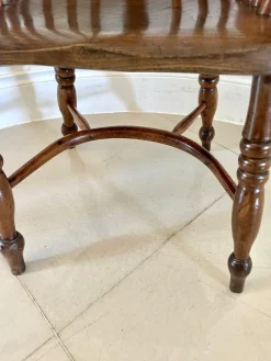 George III Childs Windsor Stuhl aus Eibenholz, 1800er