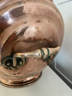George III Coal Scuttle aus Kupfer, 1800er