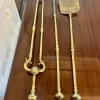 George III Messing Feuereisen, 1800, 3 . Set