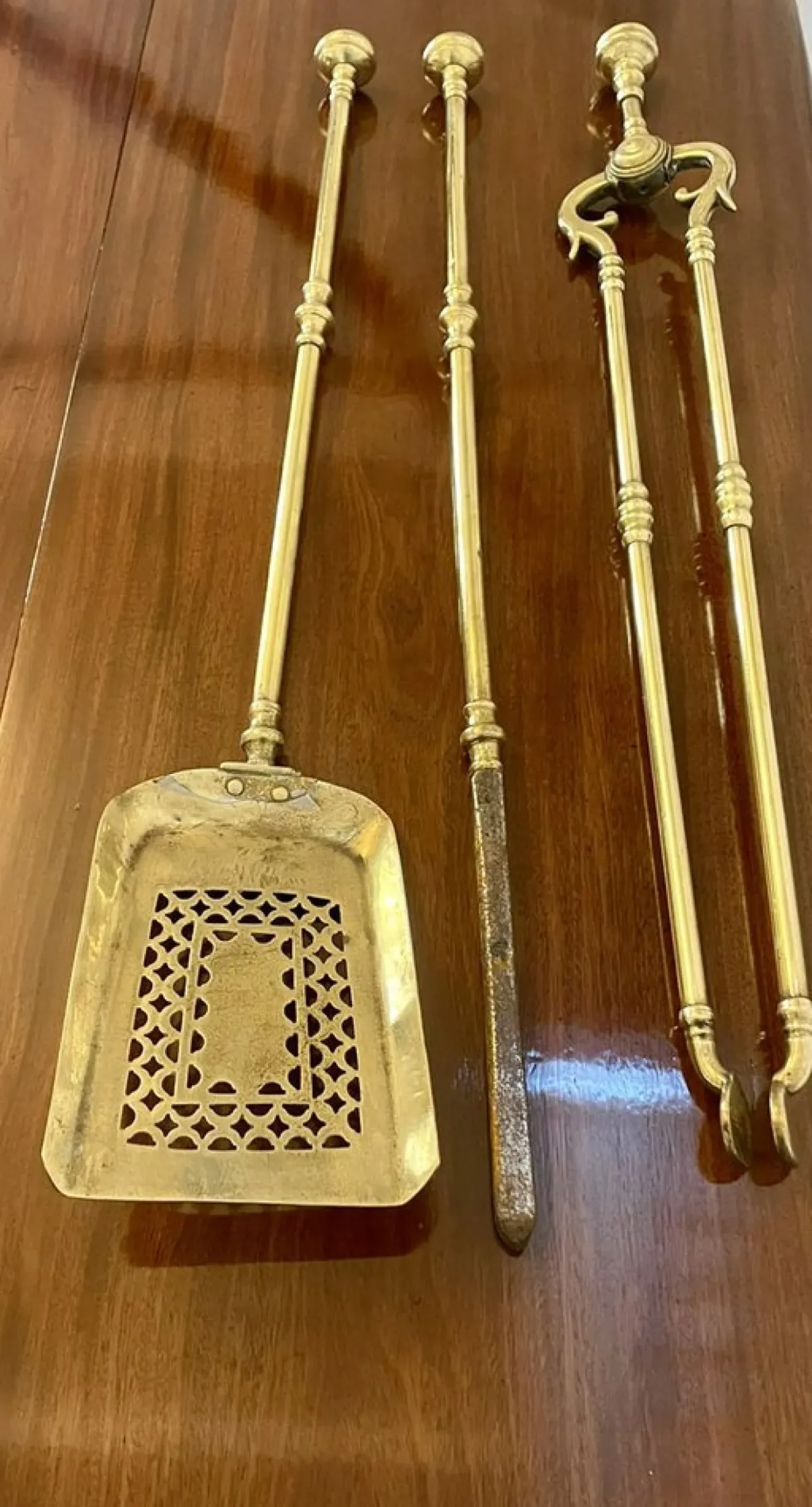 George III Messing Feuereisen, 1800, 3 . Set