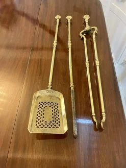 George III Messing Feuereisen, 1800, 3 . Set