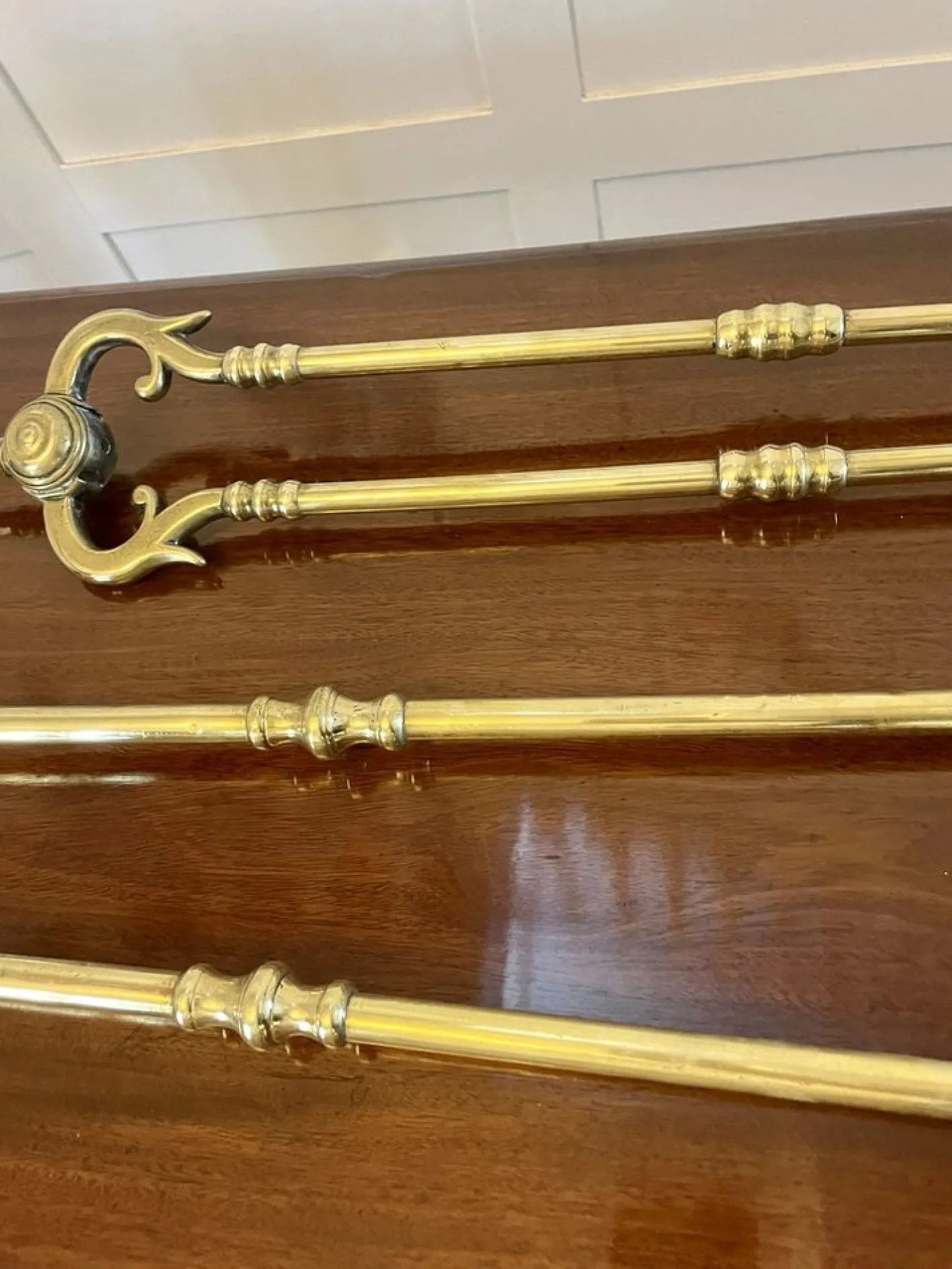 George III Messing Feuereisen, 1800, 3 . Set