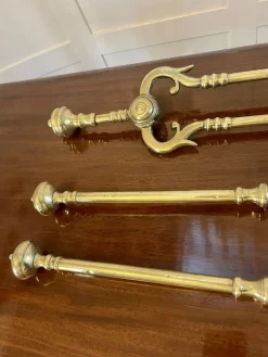 George III Messing Feuereisen, 1800, 3 . Set