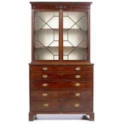 George III Schreibtisch Bücherregal mit Schubladen