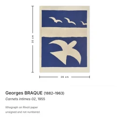 Georges Braque, Intime Notizbücher 02, 1955, Lithographie