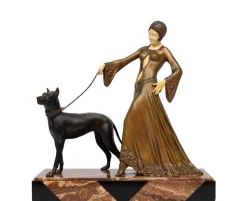 Georges Gori, Der Wächter, 1920er Jahre, Bronze