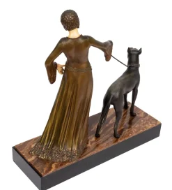 Georges Gori, Der Wächter, 1920er Jahre, Bronze