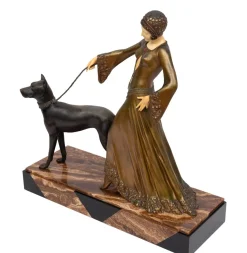 Georges Gori, Der Wächter, 1920er Jahre, Bronze