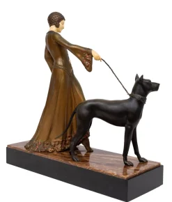 Georges Gori, Der Wächter, 1920er Jahre, Bronze