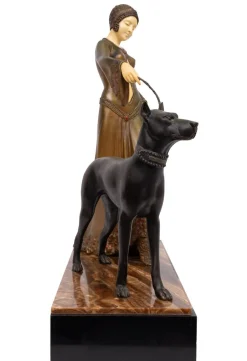 Georges Gori, Der Wächter, 1920er Jahre, Bronze