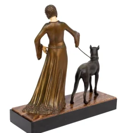Georges Gori, Der Wächter, 1920er Jahre, Bronze