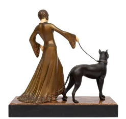 Georges Gori, Der Wächter, 1920er Jahre, Bronze
