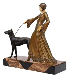 Georges Gori, Der Wächter, 1920er Jahre, Bronze