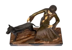 Georges Gori, Der Wächter, 1920er Jahre, Bronze