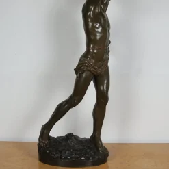 Georges Marie Valentin Bareau, Der Falkner, Ende 1800, Bronze
