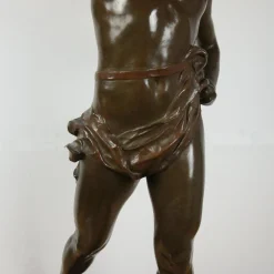 Georges Marie Valentin Bareau, Der Falkner, Ende 1800, Bronze