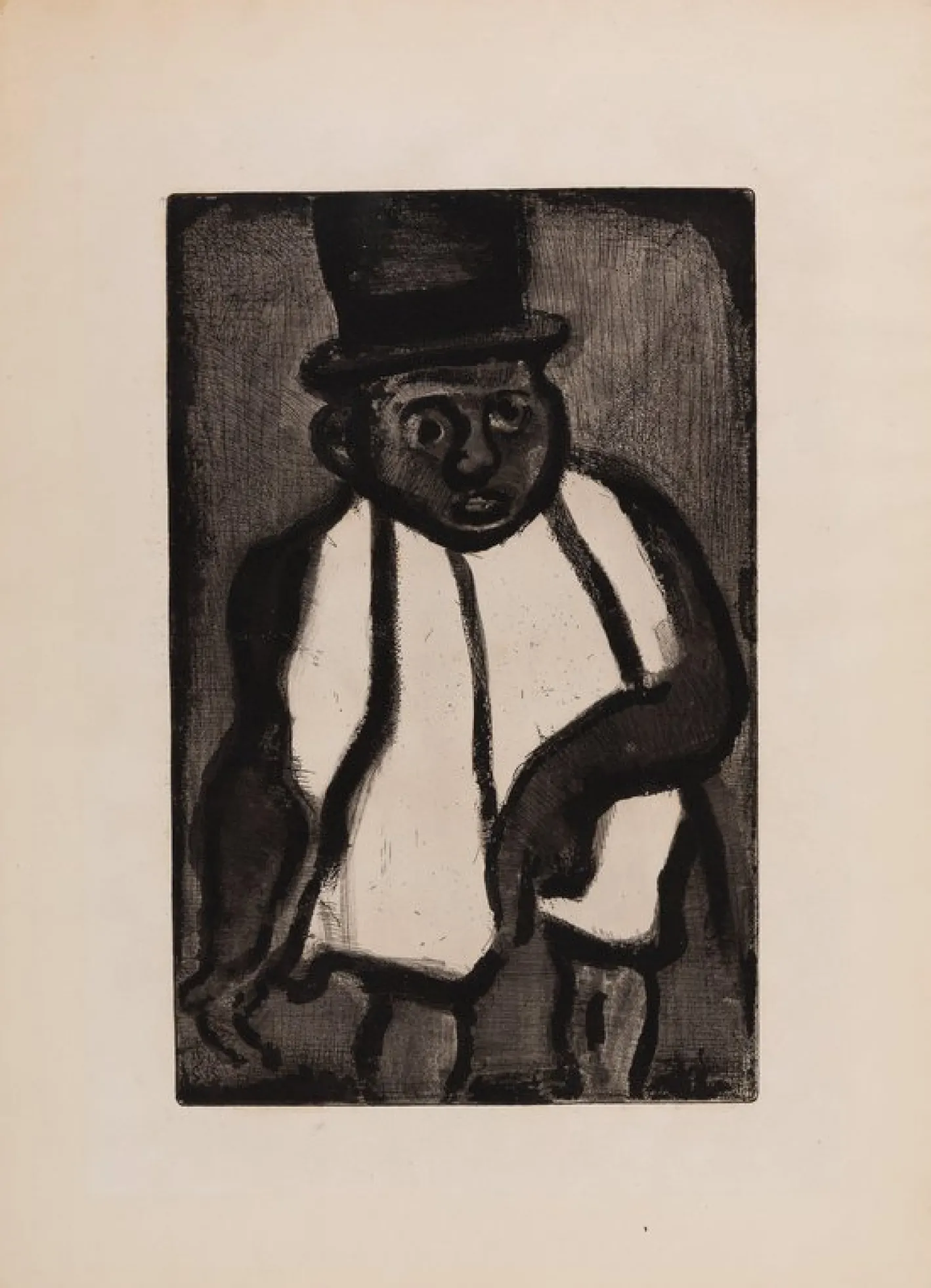 Georges Rouault, Good Candidate Boudoubadabou, Radierung