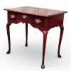 Georgianischer Lowboy aus Nussholz mit Griffen aus Messing