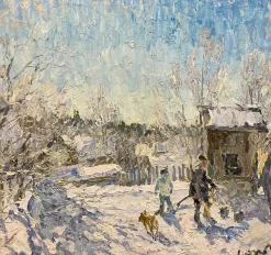 Georgij Moroz, First Sun, 2001, Öl auf Leinwand