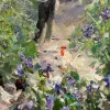 Georgij Moroz, In the Garden, Ölgemälde, 2001