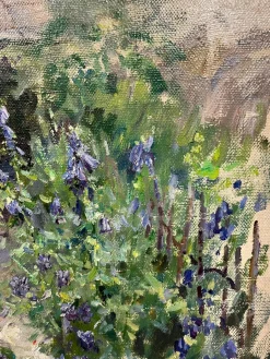 Georgij Moroz, In the Garden, Ölgemälde, 2001