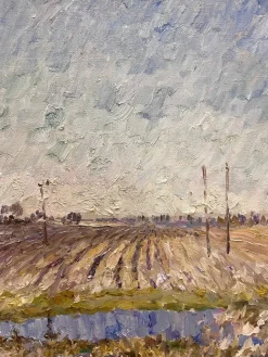Georgij Moroz, Landschaft, Ölgemälde, 2007
