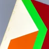Georg Karl Pfahler, Dreifarbiger Siebdruck auf hellem Karton, 1973