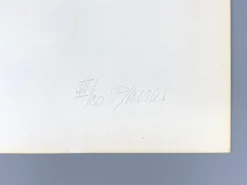Georg Karl Pfahler, Dreifarbiger Siebdruck auf hellem Karton, 1973