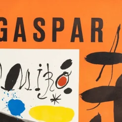 Gerahmtes Joan Miró Abstract Composition Color Poster, 1970