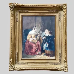 Gertrude Maria, Figurative Szene, 1880, Aquarell, gerahmt
