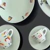 Geschirr von Marco Lodola für Francis, 1990er, 9 . Set