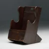 Geschwungener Vintage Kinderschaukelstuhl