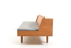 GE-258 Tagesbett aus Eiche & Rohrgeflecht von Hans J. Wegner für Getama, 1950er