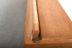 GE-258 Tagesbett aus Eiche & Rohrgeflecht von Hans J. Wegner für Getama, 1950er