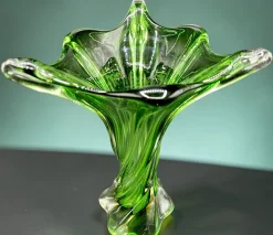 Gewebte Vintage Murano Vase, 1960er