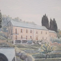 Giacomo Maganzini, Ligurien, 1970er, Aquarell
