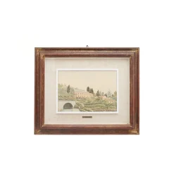 Giacomo Maganzini, Ligurien, 1970er, Aquarell