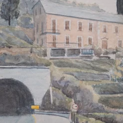 Giacomo Maganzini, Ligurien, 1970er, Aquarell