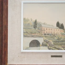 Giacomo Maganzini, Ligurien, 1970er, Aquarell