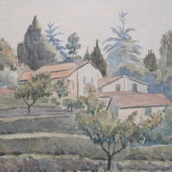 Giacomo Maganzini, Ligurien, 1970er, Aquarell