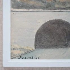 Giacomo Maganzini, Ligurien, 1970er, Aquarell