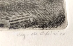 Giorgio de Chirico, Pferde, 1950, Gravur