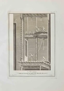Giovanni Morghen, Antike römische Dekorationen, Radierung, 18. Jahrhundert