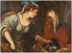 Giovanni Raffaele Badaracco, Judith Enthauptung Holoferne, Ölgemälde, Spätes 17. Jahrhundert