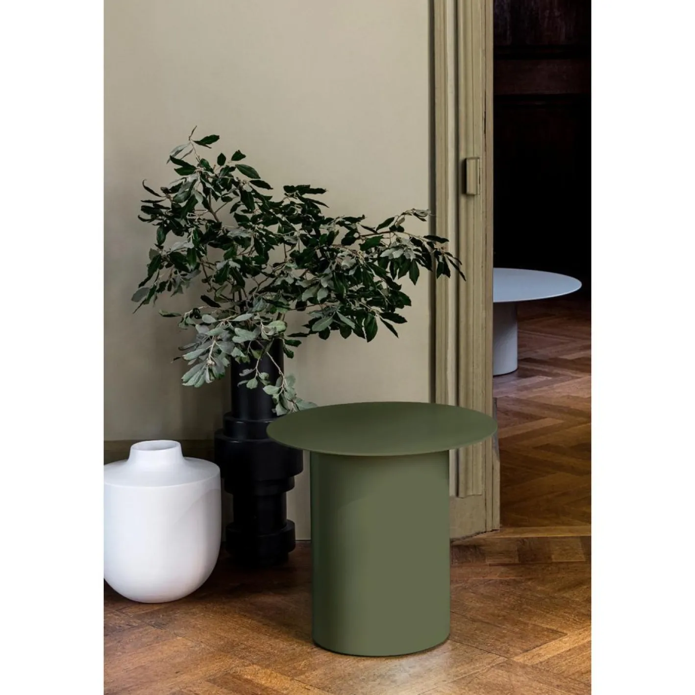 Gipsy 45 Niedriger Basse Metalltisch von Laurence Du Tilly